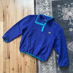 L.L. Bean Women's Blue Fleece Sweater